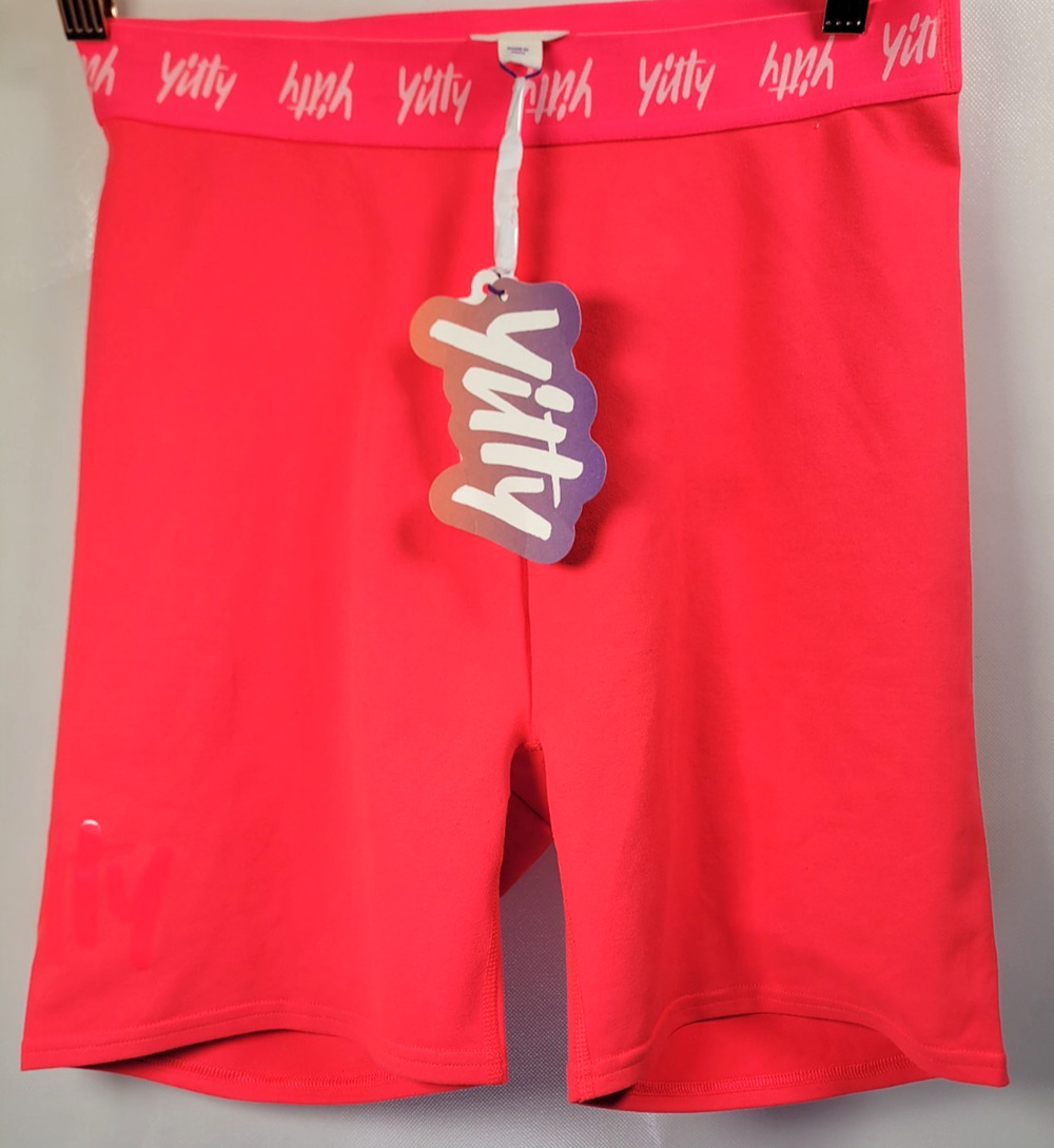 Yitty Major Label Shaping High Waist Shorts Pink Women’s Large NEW